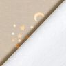 Bomuldsjersey stjernehimmel Digitaltryk – lys taupe,  thumbnail number 4
