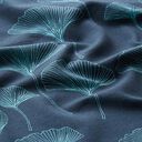 Bomuldsjersey Ginkgoblade – marineblå, 