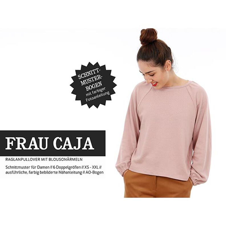 FRAU CAJA - raglansweater med blouson-ærmer, Studio Schnittreif  | XS -  XXL,  image number 1