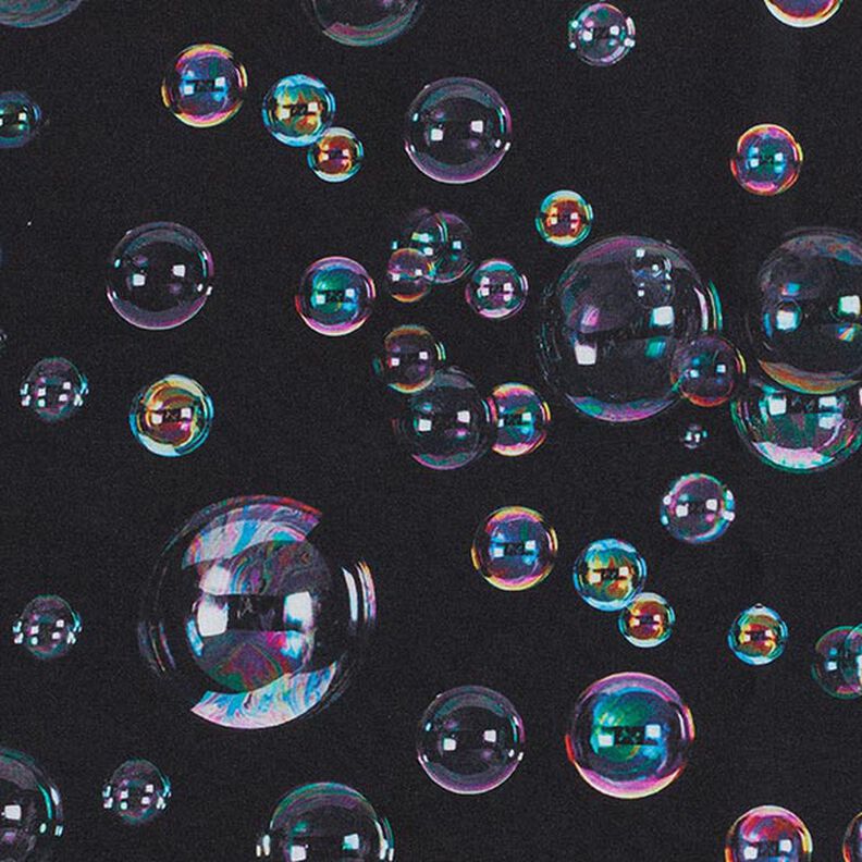 Softshell sæbebobler Digitaltryk – sort-blå,  image number 6