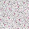 Bomuldspoplin blomsterhav Digitaltryk – hvid/purpur,  thumbnail number 1