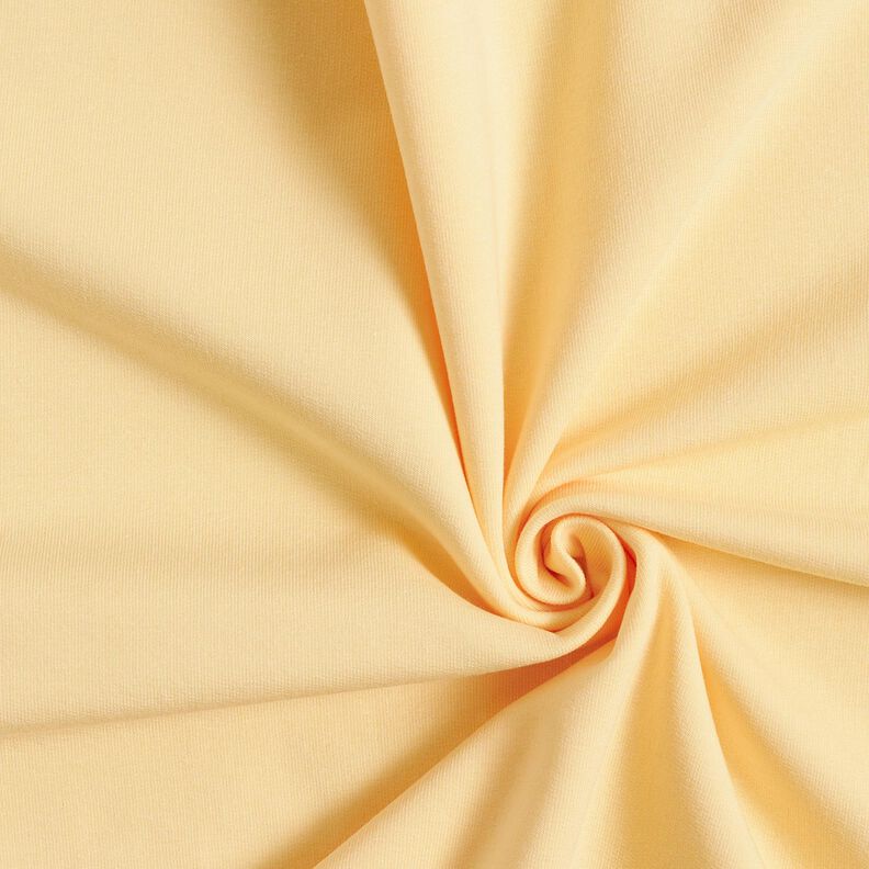 Let bomuldssweat ensfarvet – vaniljegul,  image number 1