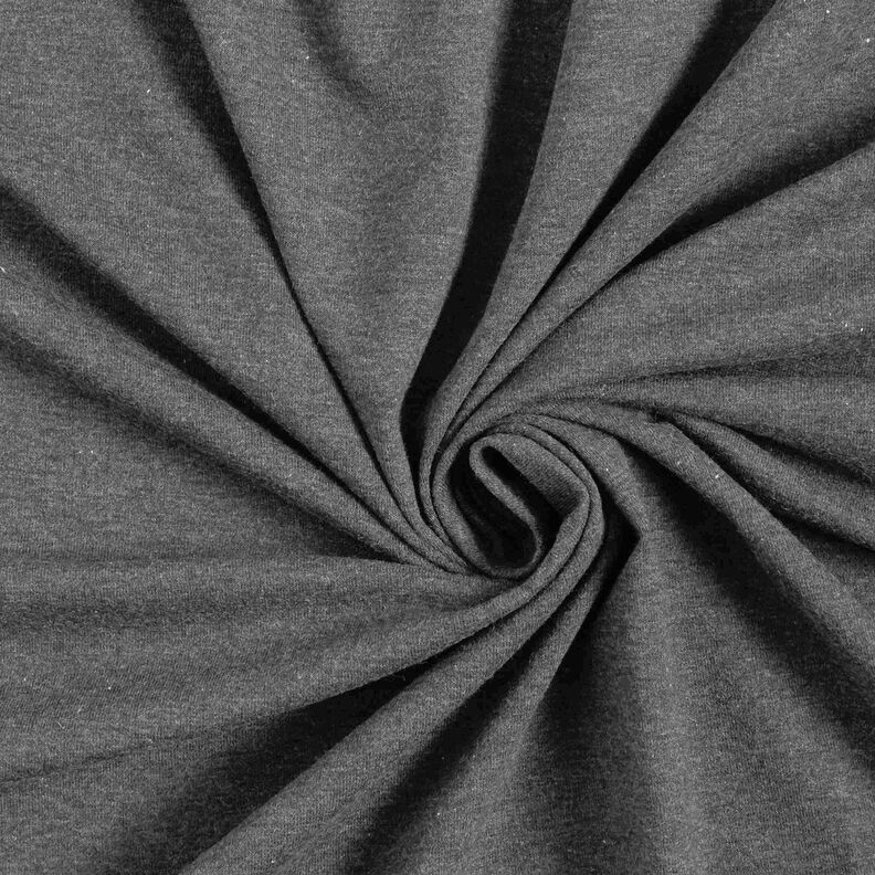 Bomuldsjersey Medium Melange &ndash; antracit,  image number 1