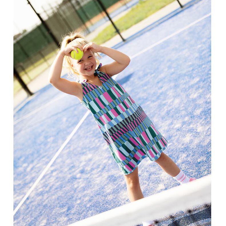 Bomulds-viskose-mix vilde striber | Poppy Fabrics – reed/pink,  image number 7