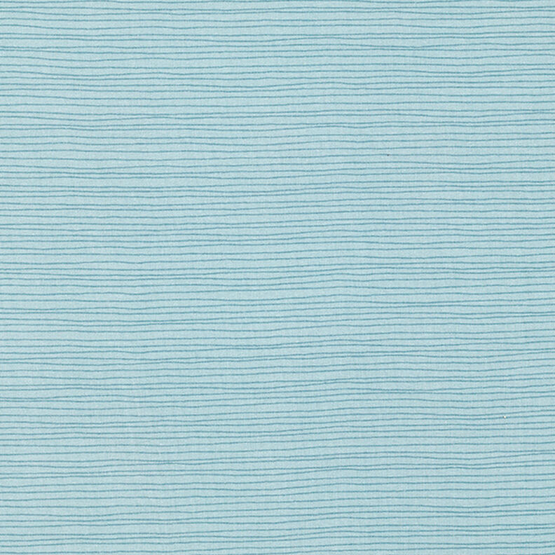 Bomuldsjersey smalle striber – dueblå,  image number 1