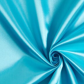 Brudesatin – lys turkis, 