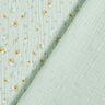 Musselin/Dobbelt-Crincle stof Romantiske blomster – lys mint,  thumbnail number 4