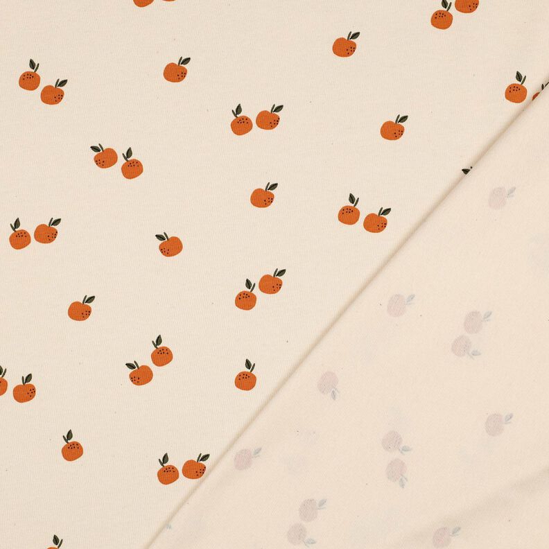 GOTS Bomuldsjersey appelsiner | Poppy Fabrics – lysebeige/karamel,  image number 4