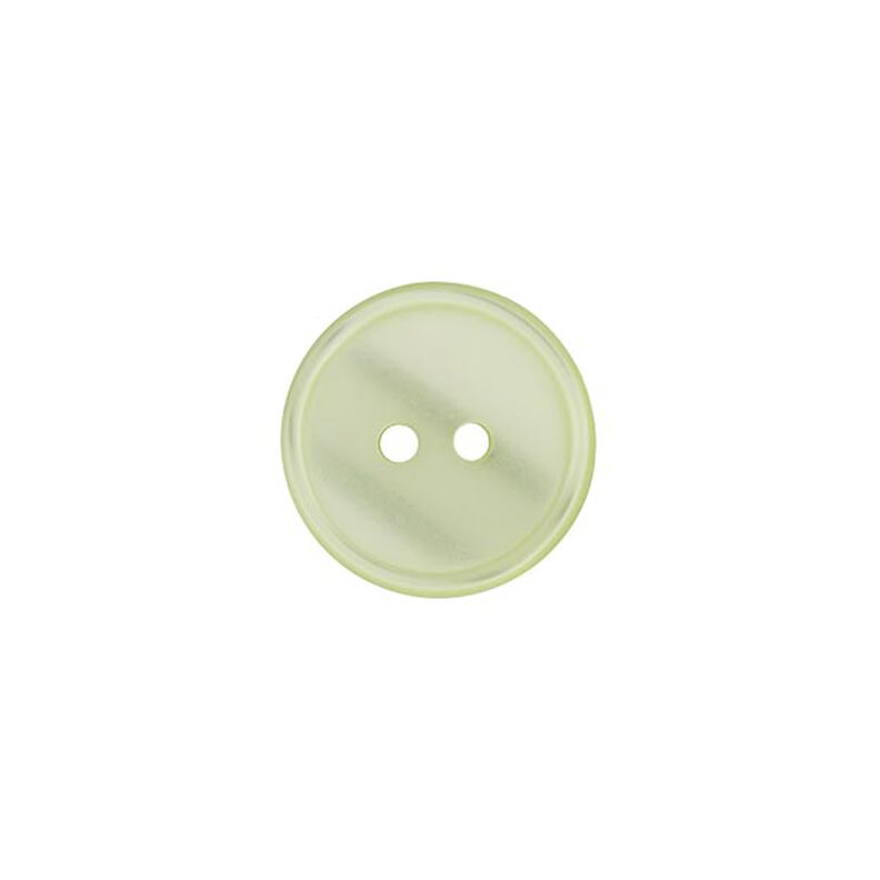Polyesterknap med 2 huller  – pastelgrøn,  image number 1