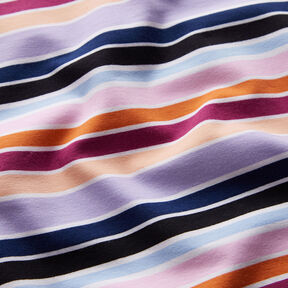 Bomuldsjersey Kulørte ringe | by Poppy drue/apricot, 