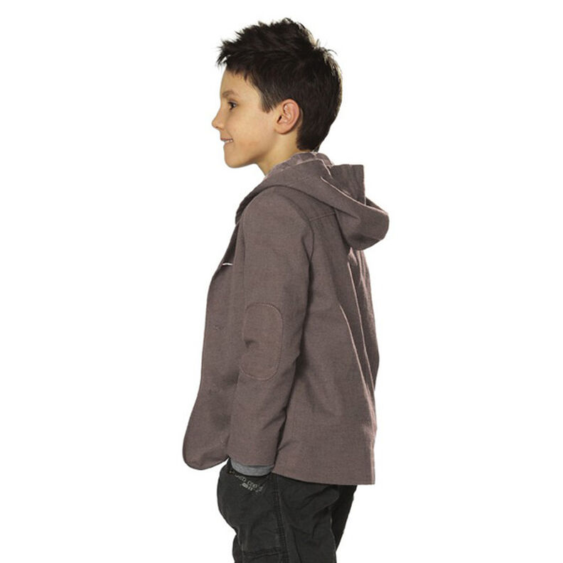 Let French Terry ensfarvet – taupe,  image number 10