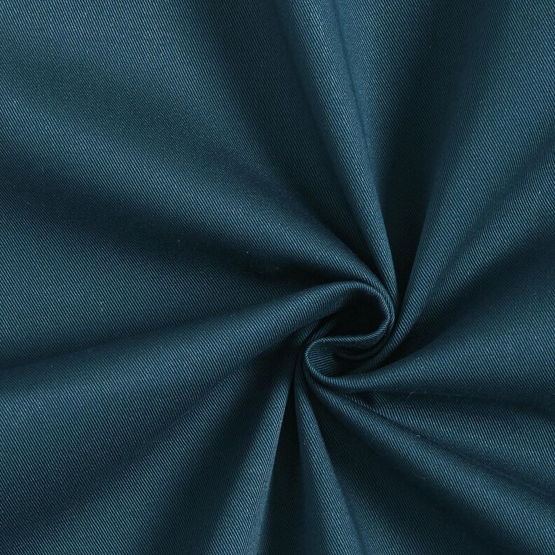 Bomuldskiper Ensfarvet – petrol,  image number 1