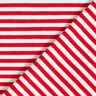 Bomuldsjersey smalle Striber – rød/hvid,  thumbnail number 4