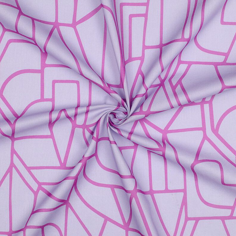 Bomuld voile Town | Nerida Hansen – syren/purpur,  image number 3