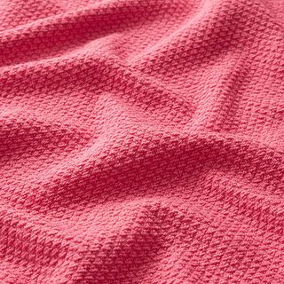 Frottéstof Struktur – rosa, 