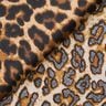 Imprægneret voksdug fint leopardmønster – brun/sort,  thumbnail number 4