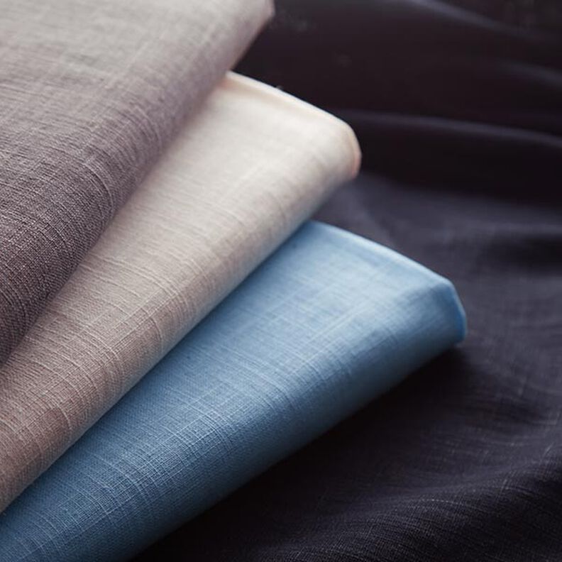 Hørstof Ramie-miks medium – uldhvid,  image number 5