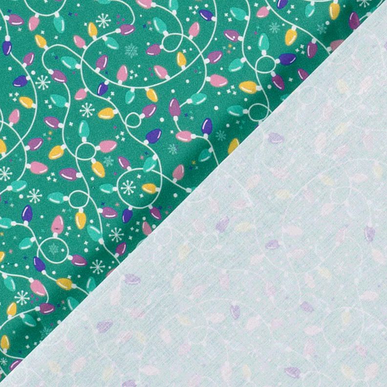 Bomuldsstof Poplin lyskæde – eukalyptus/lavendel,  image number 4