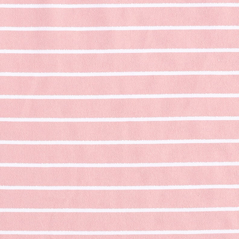 Viskose-stretch med glitterstriber – rosa/hvid,  image number 1