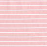Viskose-stretch med glitterstriber – rosa/hvid,  thumbnail number 1