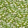 Dekorationsstof Halvpanama tusindfryd-eng – græsgrøn/hvid,  thumbnail number 1