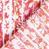 Viskosecrepe blomster og grene – orange/pink,  thumbnail number 4