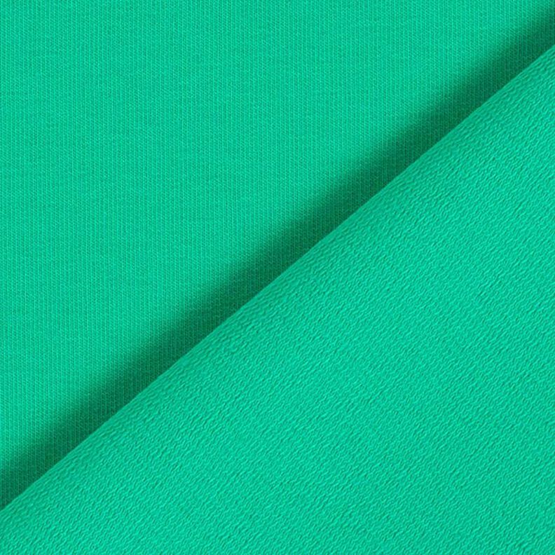 Let French Terry ensfarvet – grøn,  image number 5