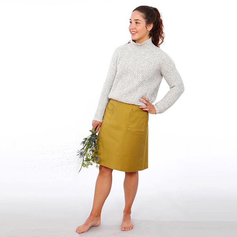 FRAU INA - enkel nederdel med påsatte lommer, Studio Schnittreif  | XS -  XXL,  image number 2
