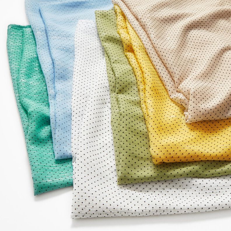 Chiffon glitterstriber og prikker &ndash; orange,  image number 6