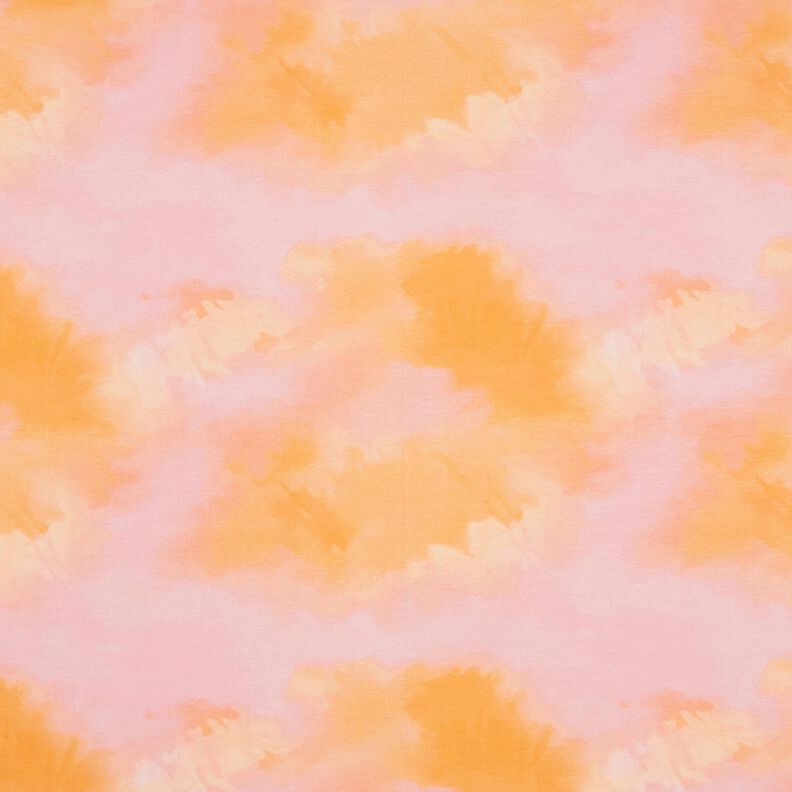 Bomuldsjersey batik – apricot,  image number 1