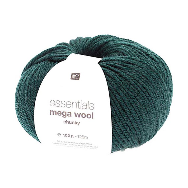 Essentials Mega Wool chunky | Rico Design – mørkegrøn,  image number 1