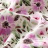Bomuldspoplin blomsterhav – pastelviolet/hvid,  thumbnail number 2