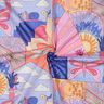 Bomuldspoplin Little Creatures digitaltryk | Nerida Hansen – koral/blålilla,  thumbnail number 3