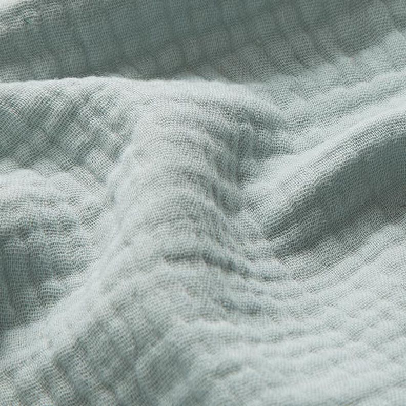 GOTS Trelags bomulds-musselin – pastelgrøn,  image number 2