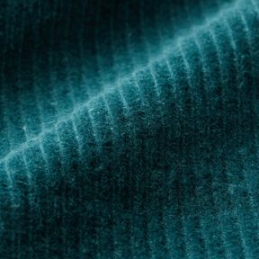 Bred fløjl stretch – petrol, 