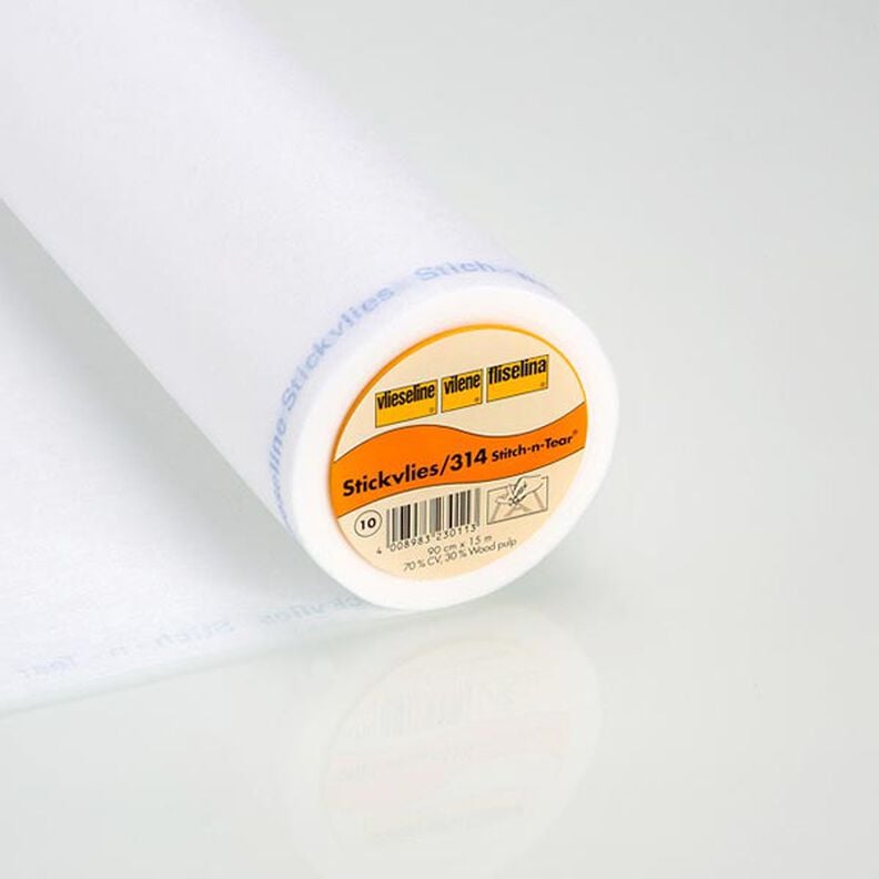 Stickvlies | Vlieseline – hvid,  image number 1
