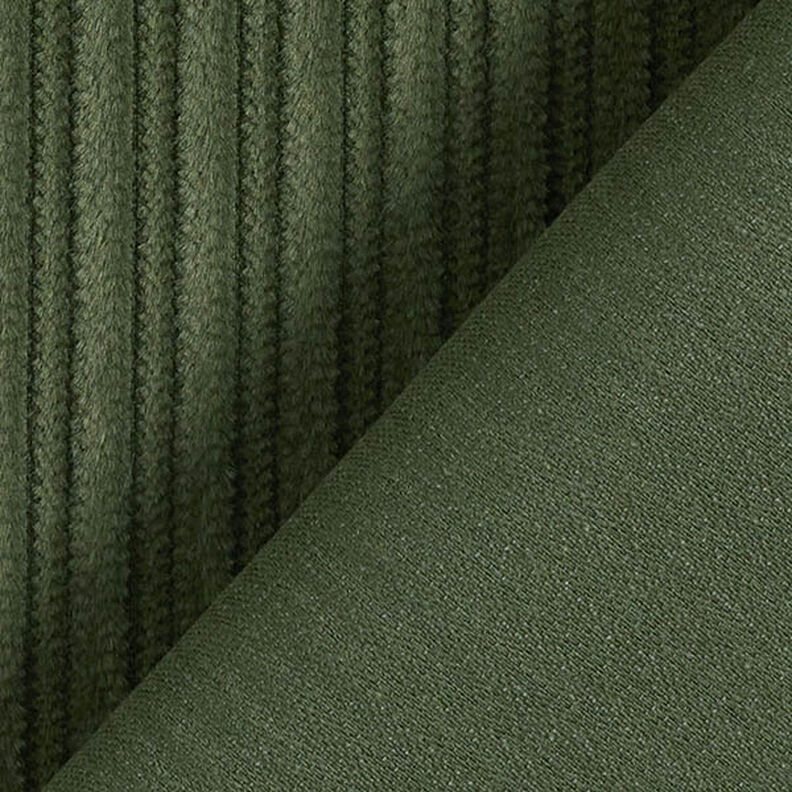 fancy fløjl bred og smal – olivengrøn,  image number 3