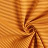 Ribvævet, rørformet stof smalle cirkler – terracotta/gul,  thumbnail number 3