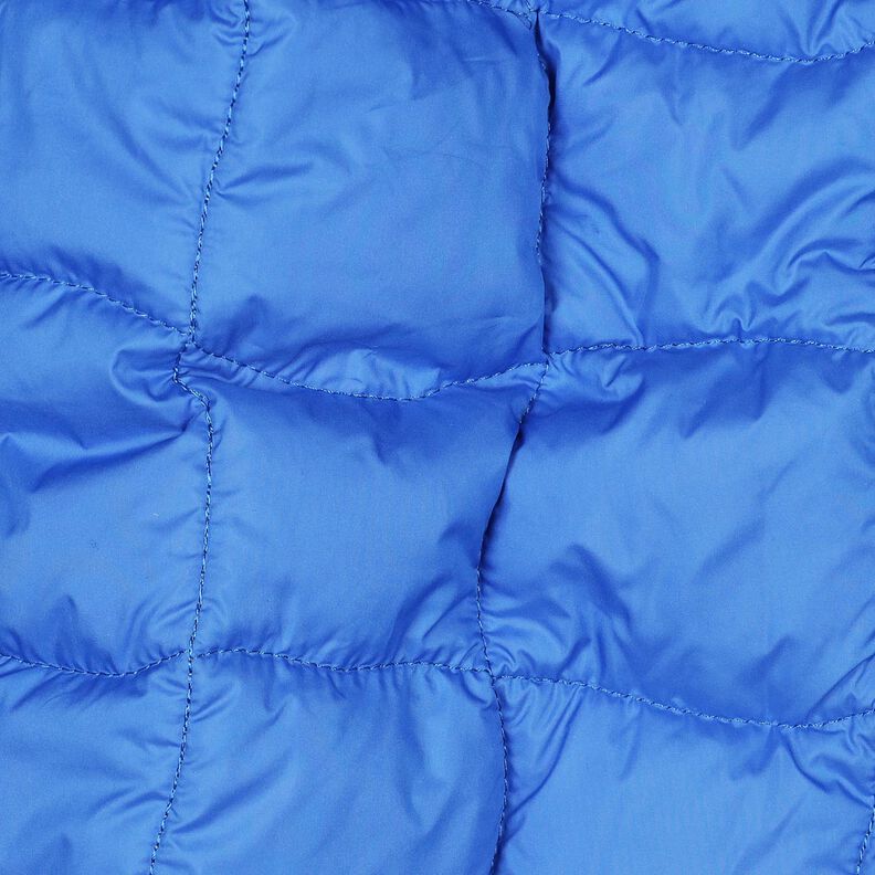 Quiltstof bølgemønstrede firkanter – kongeblå/neongul,  image number 2