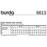 Bukser, Burda 6613,  thumbnail number 8