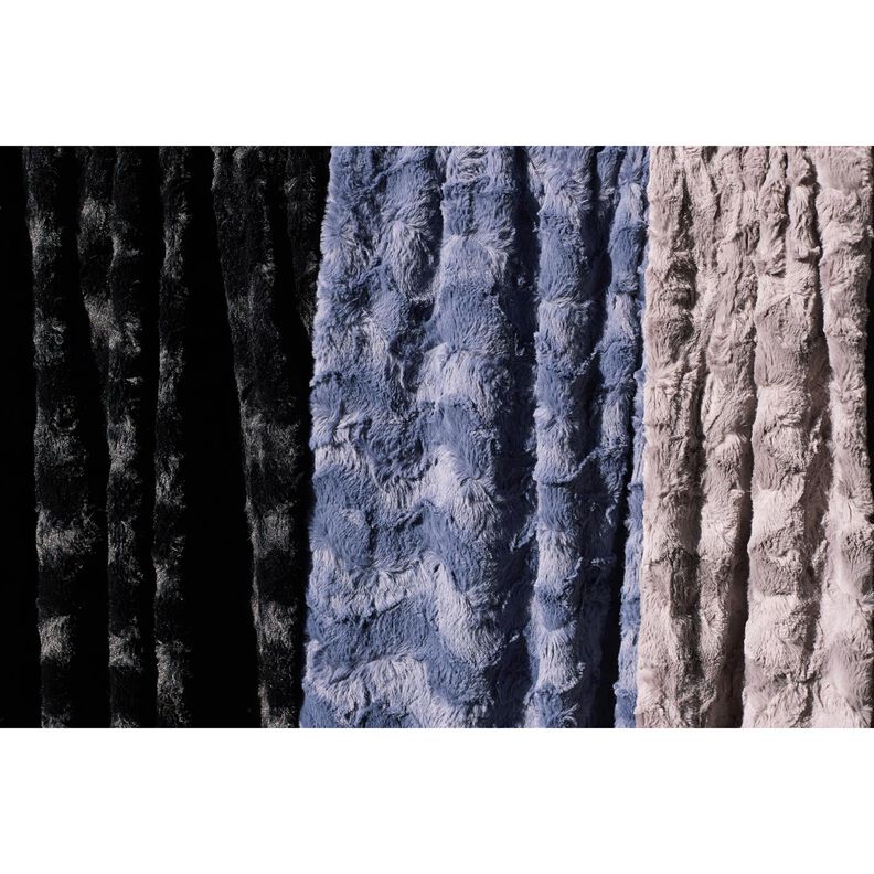 Kunstpels Hvirvel – sort,  image number 8