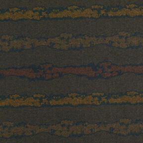 Romanit jersey ru vandlinjer – mørkebrun/sort, 