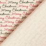 Bomuldsstof Cretonne Merry Christmas – natur/karminrød,  thumbnail number 4