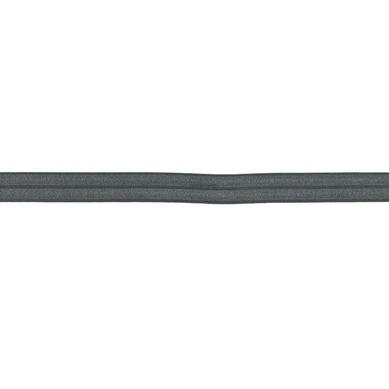 Elastisk indfatningsbånd  blank [15 mm] – mørkegrå,  image number 1