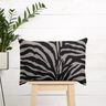 Polsterstof Jacquard zebra – sort/grå,  thumbnail number 9