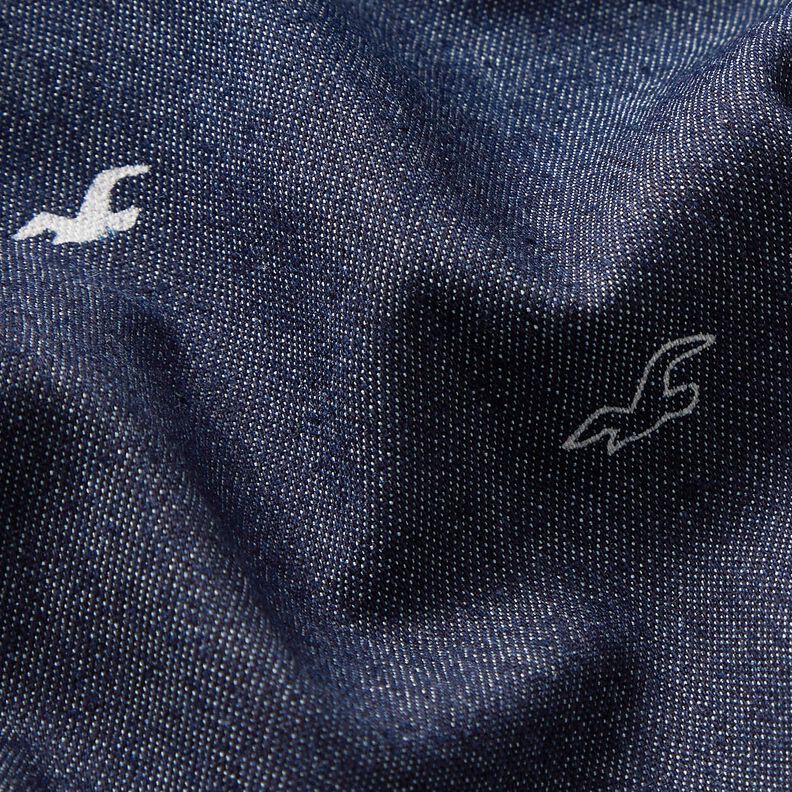 let stretch-jeans måger – marineblå,  image number 3