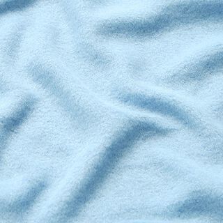Cashmere fleece ensfarvet – lyseblå, 