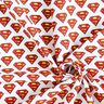 Bomuldspoplin Superman-logo Licensstof | DC Comics – hvid | Reststykke 90cm,  thumbnail number 3