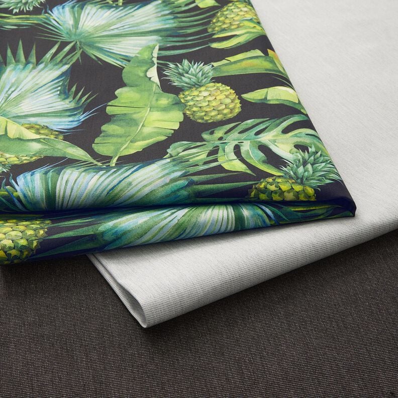 Outdoor stof Canvas fin struktur – tågegrå,  image number 4