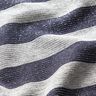 jersey glitter vandrette striber – lysegrå/marineblå,  thumbnail number 3